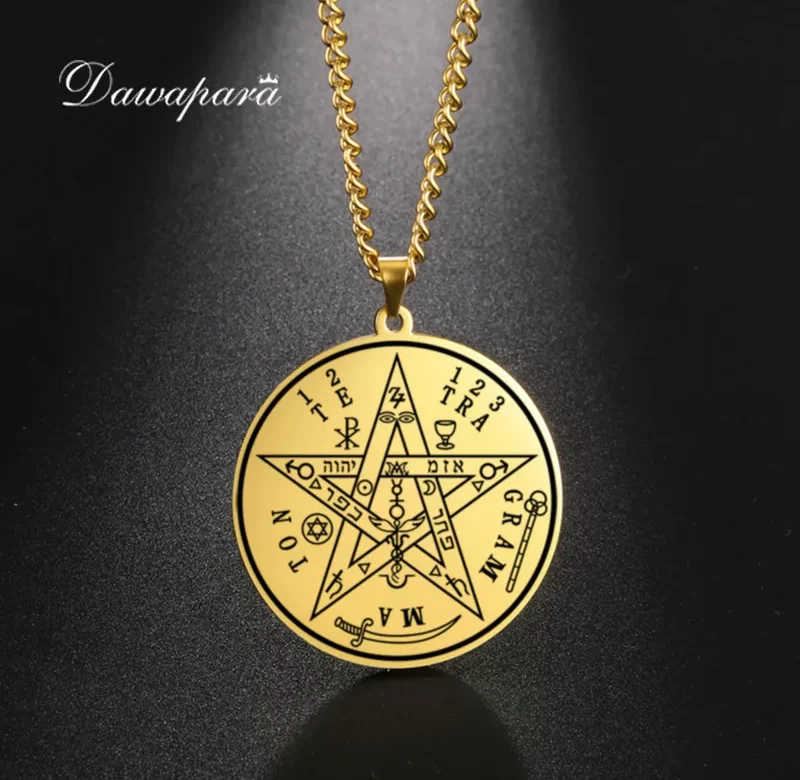 Pentagram náhrdelník ochranný | ochranný amulet, magický šperk