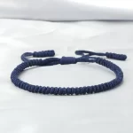 Pletený minimalistický náramek | pánský náramek, ručně vyráběný