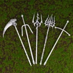 Sponka do vlasů s motivem meče | wicca doplněk | gothic šperk