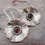 Květinové náušnice | Etno náušnice s motivem květin