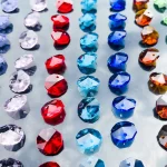 50 ks Skleněné korálky 14 mm na svatební dekorace | závěsné ozdoby, diy šperky
