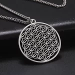 Květ života přívěsek s mandalou | přívěsek na krk | ochranný amulet