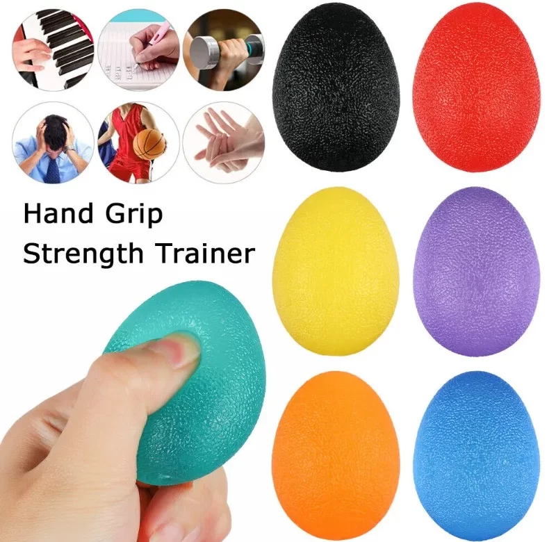 Posilovač předloktí a zápěstí ze silikonu | posilovací koule | terapeutická koule