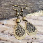 Vintage visací náušnice | elegantní náušnice, dámské náušnice