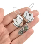 Visací náušnice strom života | dámské náušnice, elegantní šperky