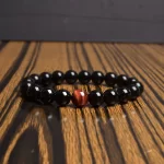 Stylový náramek onyx s tygřím okem | náramek muži, pánský šperk