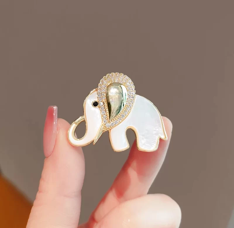 Dámská brož zirkonová štrasová | módní šperk