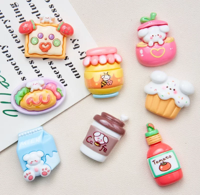 8 ks Roztomilé kreslené magnety na lednici | barevné magnety | odolné magnety