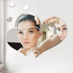 Zrcadlová dekorace na zeď | zrcadlové samolepky | akrylová dekorace