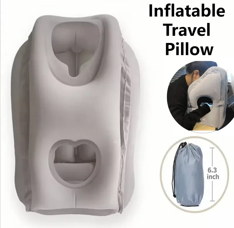 Nafukovací cestovní polštář pro pohodlný spánek | polštář na cesty