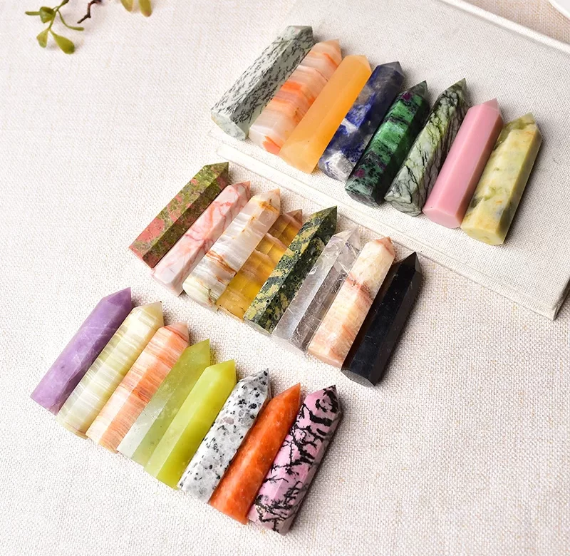 Přírodní minerální krystalová věž | Minerální kameny, ochranný kámen