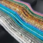 Ploché heishi korálky 2x6mm | výroba šperků