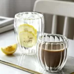 Dvoustěnný skleněný hrnek na kávu 250/350/450ml | kuchyňské vybavení