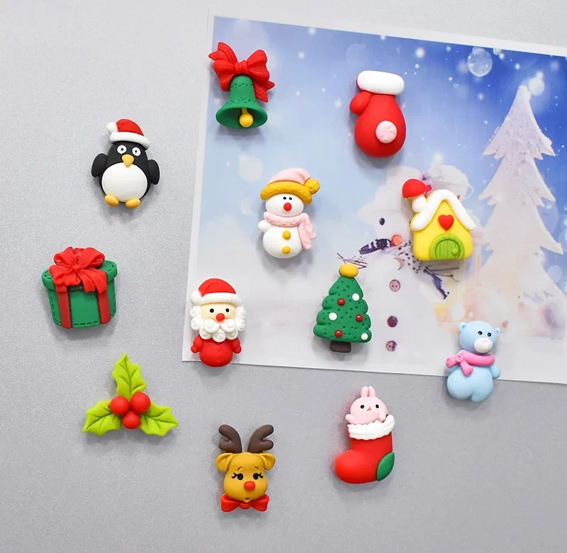 Magnet na lednici Santa Claus | Vánoční dekorace, Magnetky na lednici 12 ks