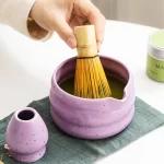 Příslušenství na matcha čaj z bambusu | čajový nástroj, bambusová metla