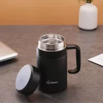 Nerezová termoska se sítkem | Cestovní nádobí