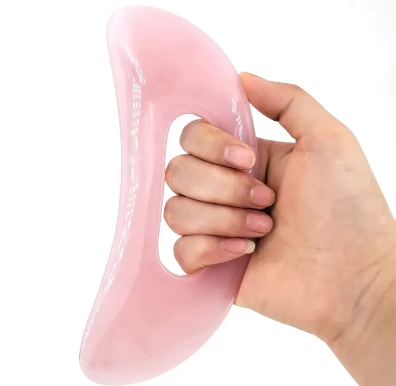 Přírodní masážní destička guasha | masážní pomůcka, terapeutická masáž