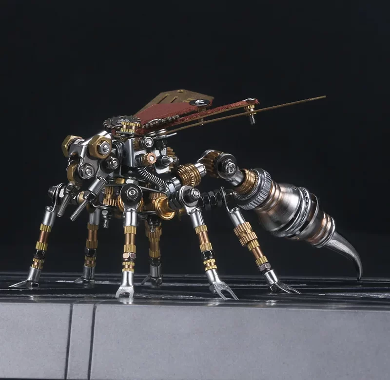 Mechanický hmyz 3D skládačka model | kovový model, model puzzle