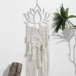 Lotus macramé lapač snů | boho dekorace