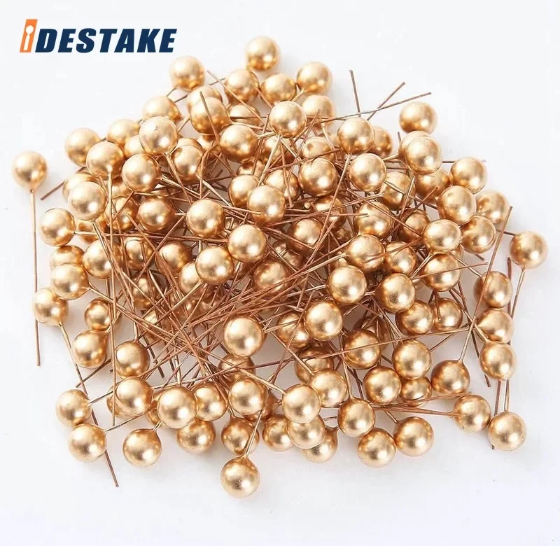 Vánoční ozdoby perličky na věnec | vánoční dekorace, ozdoby 50 ks