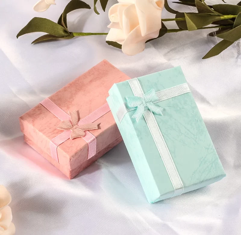 Dárková krabička na šperky 8 cm | krabička na prsten, krabička na náušnice