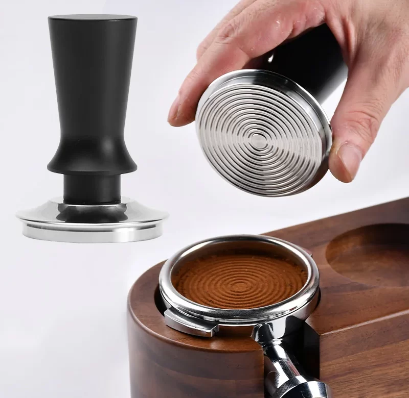 Tamper na kávu s pružinou 51/53/58mm | Baristické vybavení, pěchovadlo na kávu