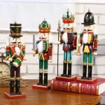 Louskáček figurka 30 cm dřevěný | vánoční ozdoba, vánoční figurka
