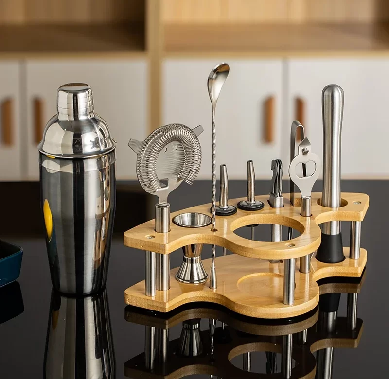 Nerezový shaker set na koktejly | barmanská sada, barové nástroje