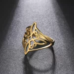 Ocelový prsten s keltským uzlem | Amulet ochrany