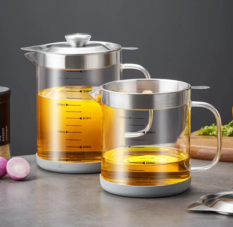 Olejová nádoba s jemným filtrem | kuchyňské vybavení