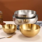 Nerezová miska na salát a polévku 15cm/20cm/25cm | jídelní mísa