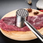 Nerezová palička na maso | Kuchyňský nástroj, masový tenderizér