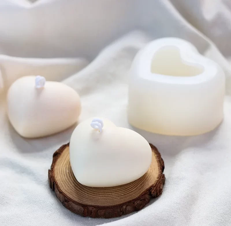 3D silikonová forma srdce | DIY dekorace