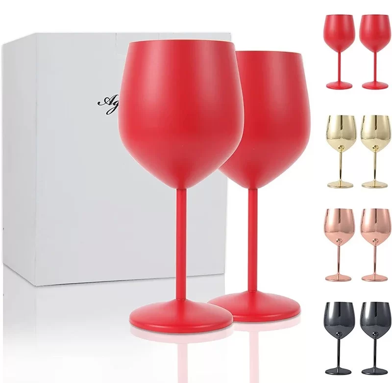 Nerezová vinná sklenice 500 ml | elegantní nádobí