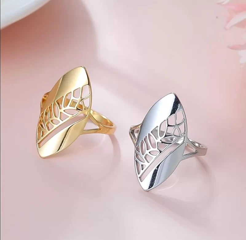 Ocelový prsten dámský trendy geometrický | Dámský šperk