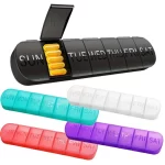 Týdenní dávkovač léků s velkou kapacitou | Organizér na pilulky, úložný box léků