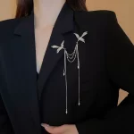 Vintage fénix brož jemná ozdoba | dámská brož, módní brož