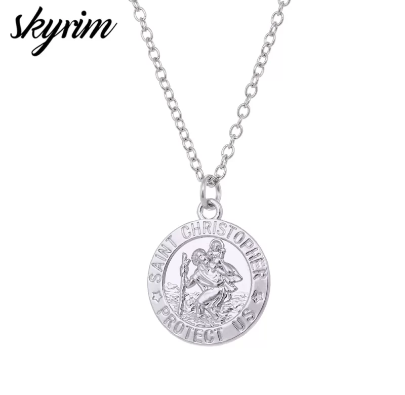 Skyrim amulet ochrany svatého kryštofa | přívěsek