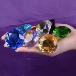Křišťálový diamant pro svatební dekorace a vánoční ozdoby | dekorace, těžítko