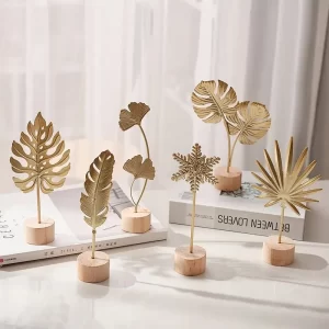 List ginkgo kovová soška | dekorace