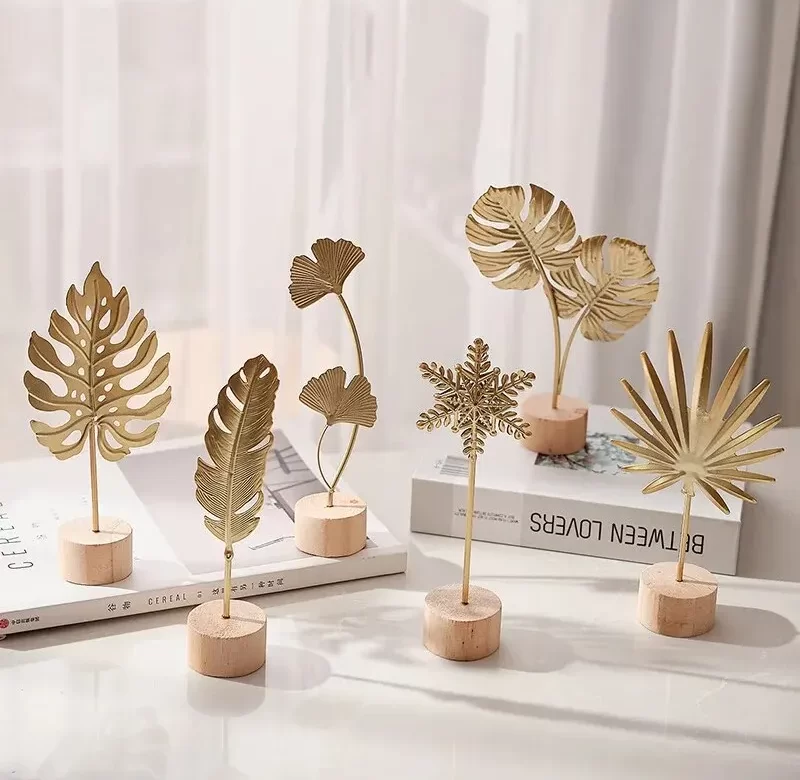 List ginkgo kovová soška | dekorace