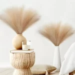 10 ks Umělá pampová tráva do vázy a na svatby | boho dekorace, umělé květiny