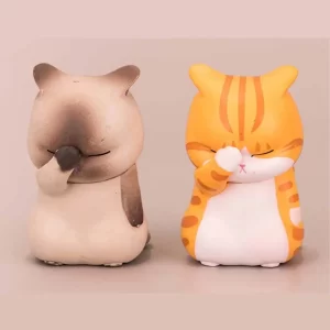 Kočičí anime figurka pro dort a dekorace | kočičí dekorace