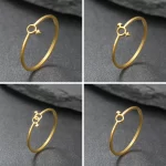 Cazador prsten gender symbol | ocelový šperk