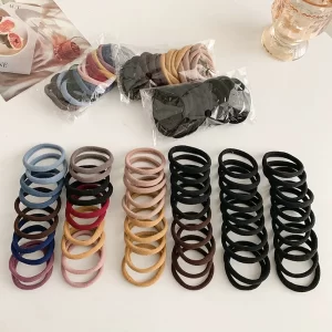 Gumičky do vlasů pro ženy v setu | elastické vlasové doplňky 20 ks