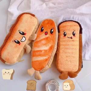 Velký kreativní penál toast pro děti a studenty | dětské pouzdro