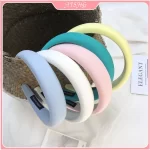 Široká elastická houbičková čelenka  | stylové doplňky