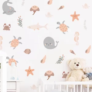 Dětské námořní samolepky na zeď | samolepky na zeď