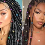 Barevné kroužky do vlasů pro copánky a dredy | ozdoby do vlasů, vlasové šperky 100 ks