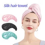 Saténová osuška na vlasy | turban